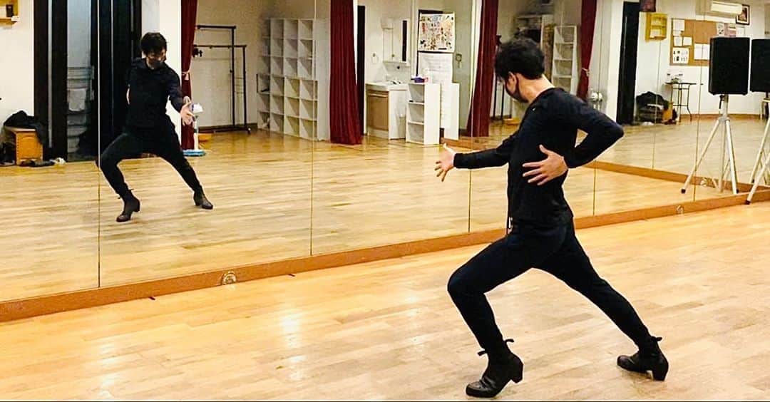 のインスタグラム：「準備中  GOEMON抄  #フラメンコ #今週 #本番 #大阪 #Flamenco #踊れる喜び #楽しみです #リモート配信もお楽しみに  #フラメンコ今井」