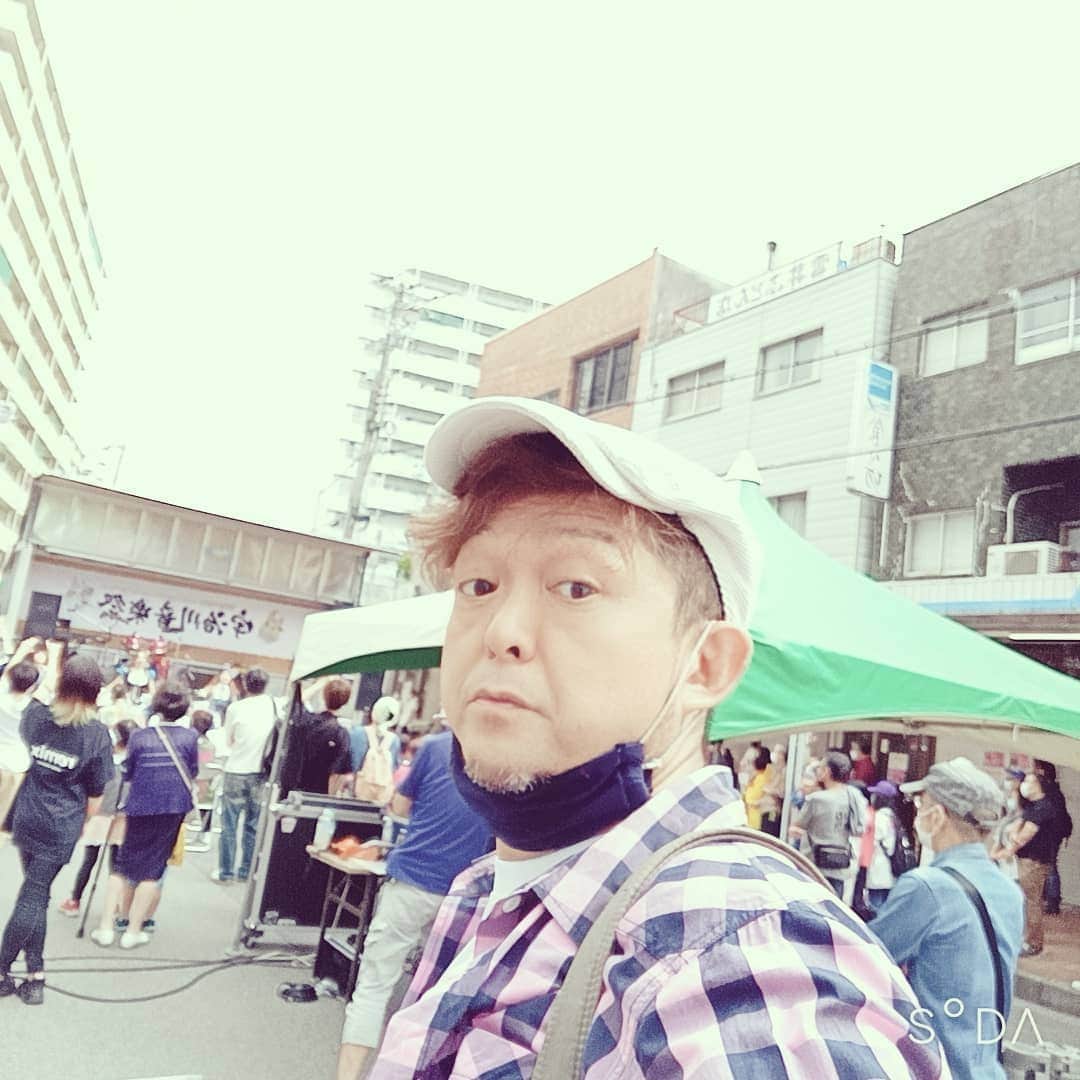 松本隆博のインスタグラム：「。 着きましたー(^○^) (*˘︶˘*).｡.:*♡  Liveやりますよ♪ 13:00～ 神戸宇治川音楽祭2020 山のステージにて。 (^-^)」