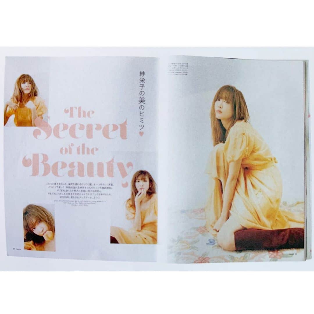 のインスタグラム：「紗栄子さんアーカイブ特集　sweet magazine October 2020」