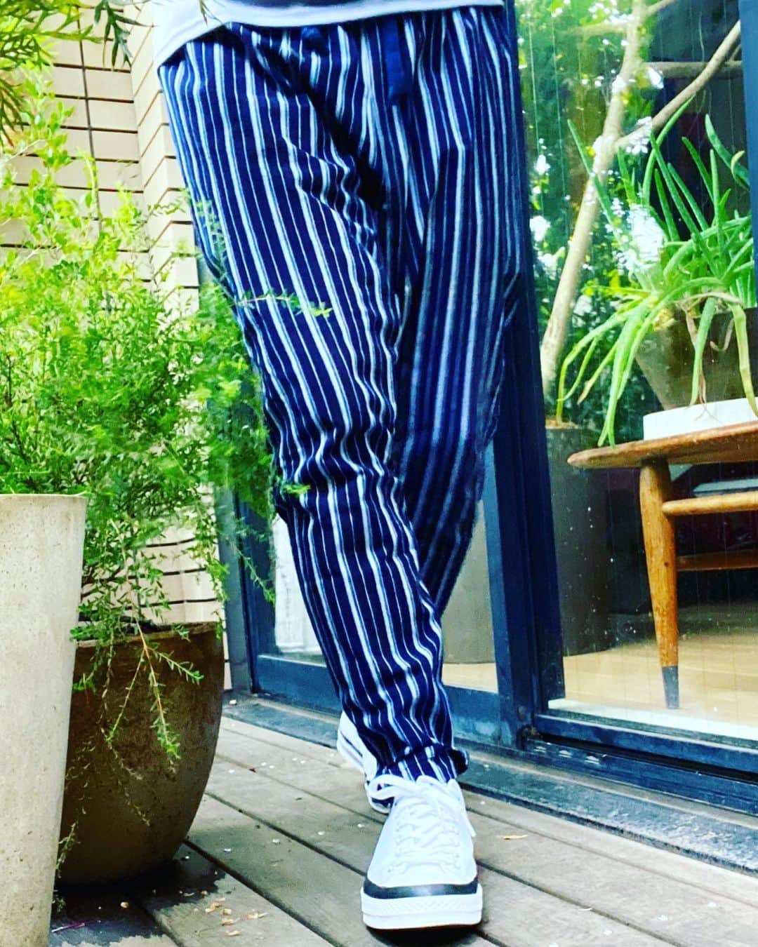 のインスタグラム：「NORAGI PANTS Vintage by BIKODO in AIZU. 会津美工堂のNORAGI PANTS ヤマッパカマ / vintage山袴。山袴は会津地方ではサルッパカマとも呼ばれ、元来はふくらはぎ部分はぴったりとしていて田んぼ仕事の際に濡れてもすぐ体温で乾くようになっているんだとか。ビンテージ会津木綿の履き心地が最高。https://bikodo.jp/ #qualityofaizu #souvenirfromjapan #bico #bikodo #goodvibesonly #goodneigjbors #aizulife #thisisaizu #thisisjapan」