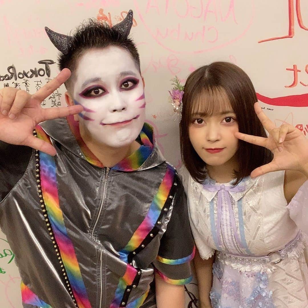 たっしーのインスタグラム：「あおまるちゃん✨ ＊ #モノクローン #虹色担当 #たっしー #アイドル」