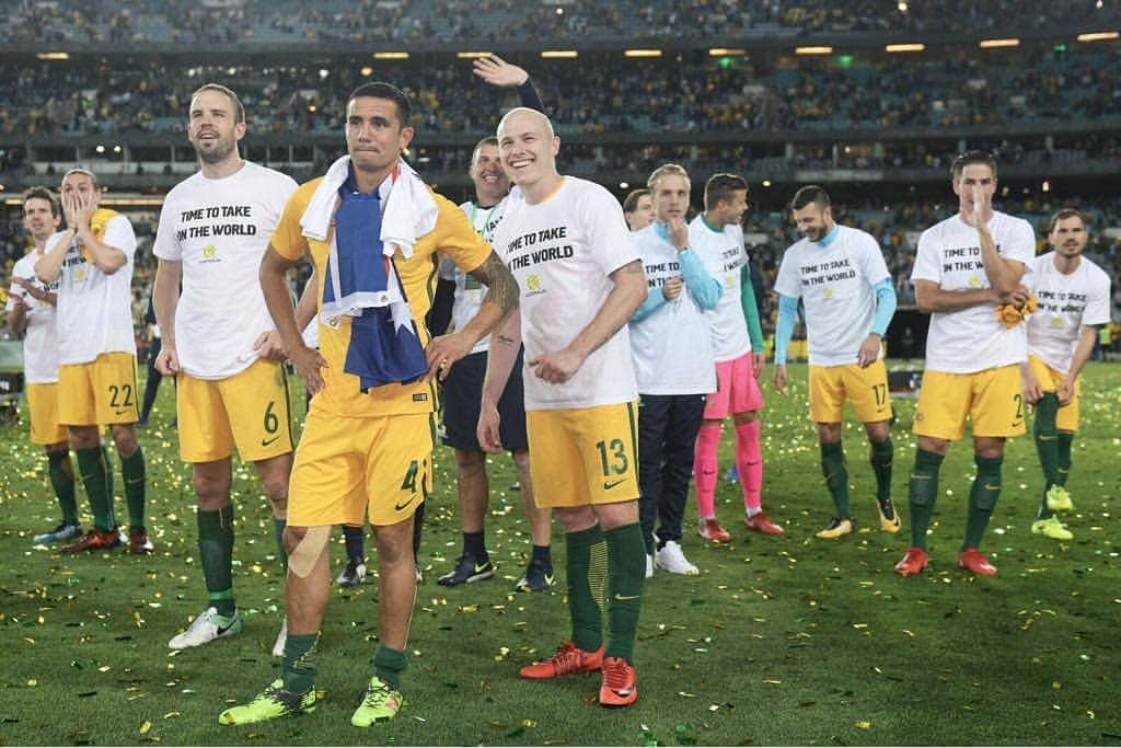 のインスタグラム：「4th 🌍🏆Road to @fifaworldcup CAPTION THIS 💯🇦🇺」
