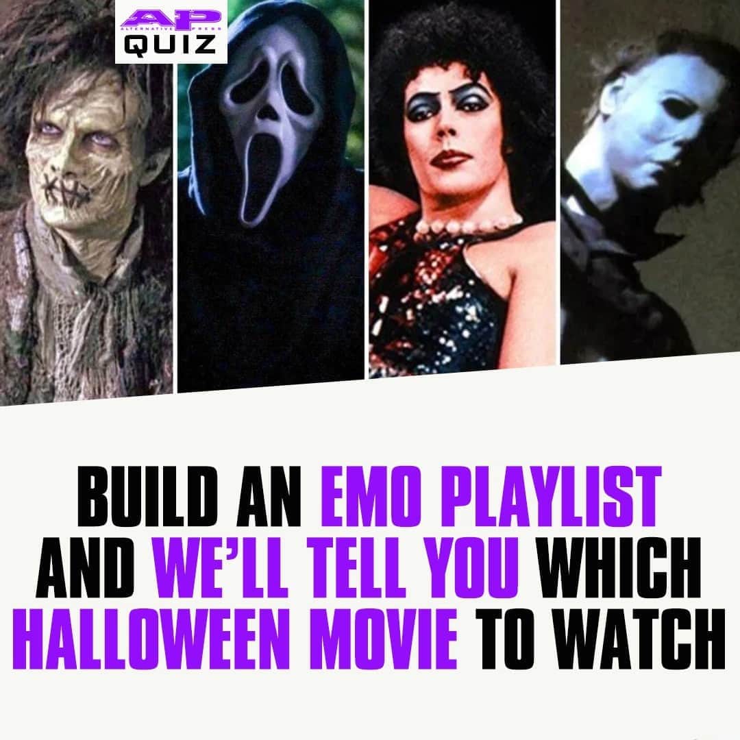 Alternative Pressさんのインスタグラム写真 - (Alternative PressInstagram)「QUIZ: Between horror staples such as ‘Scream’ and throwback favorites like ‘Hocus Pocus,’ there are countless Halloween classics to choose from, so let your playlist do it for you⁠ LINK IN BIO⁠ .⁠ .⁠ .⁠ #halloween #halloweenmovies #halloweenfilms #hocuspocus #scream #screammovies #rockyhorrorpictureshow #emo #emomusic #emoplaylist #altpress #alternativepress」10月12日 5時01分 - altpress