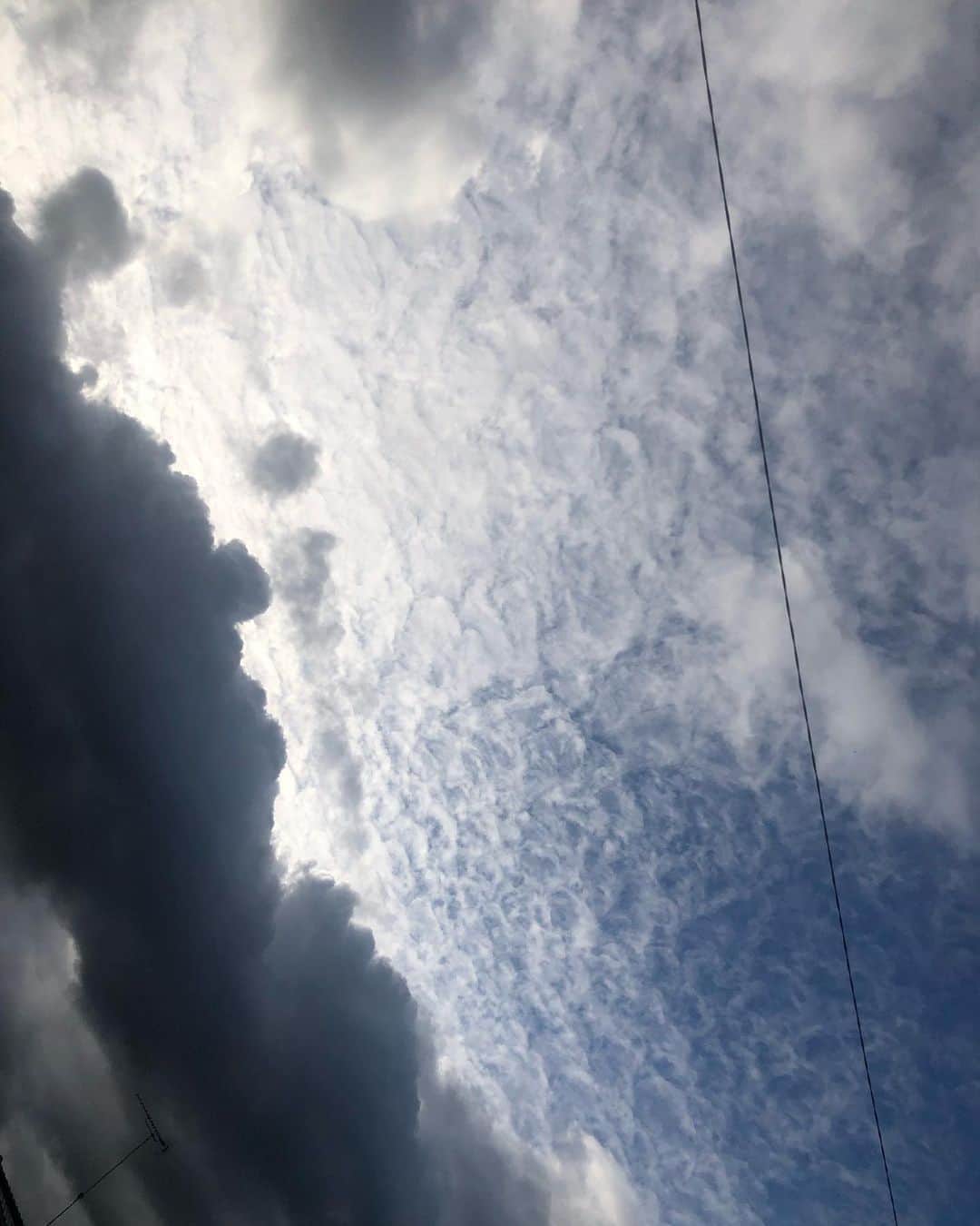 中野みやびのインスタグラム：「雲  #雲 #空 #sky #青 #blue #White #綺麗 #自然 #影 #beauty #blue #picture #wawawa #みやび」