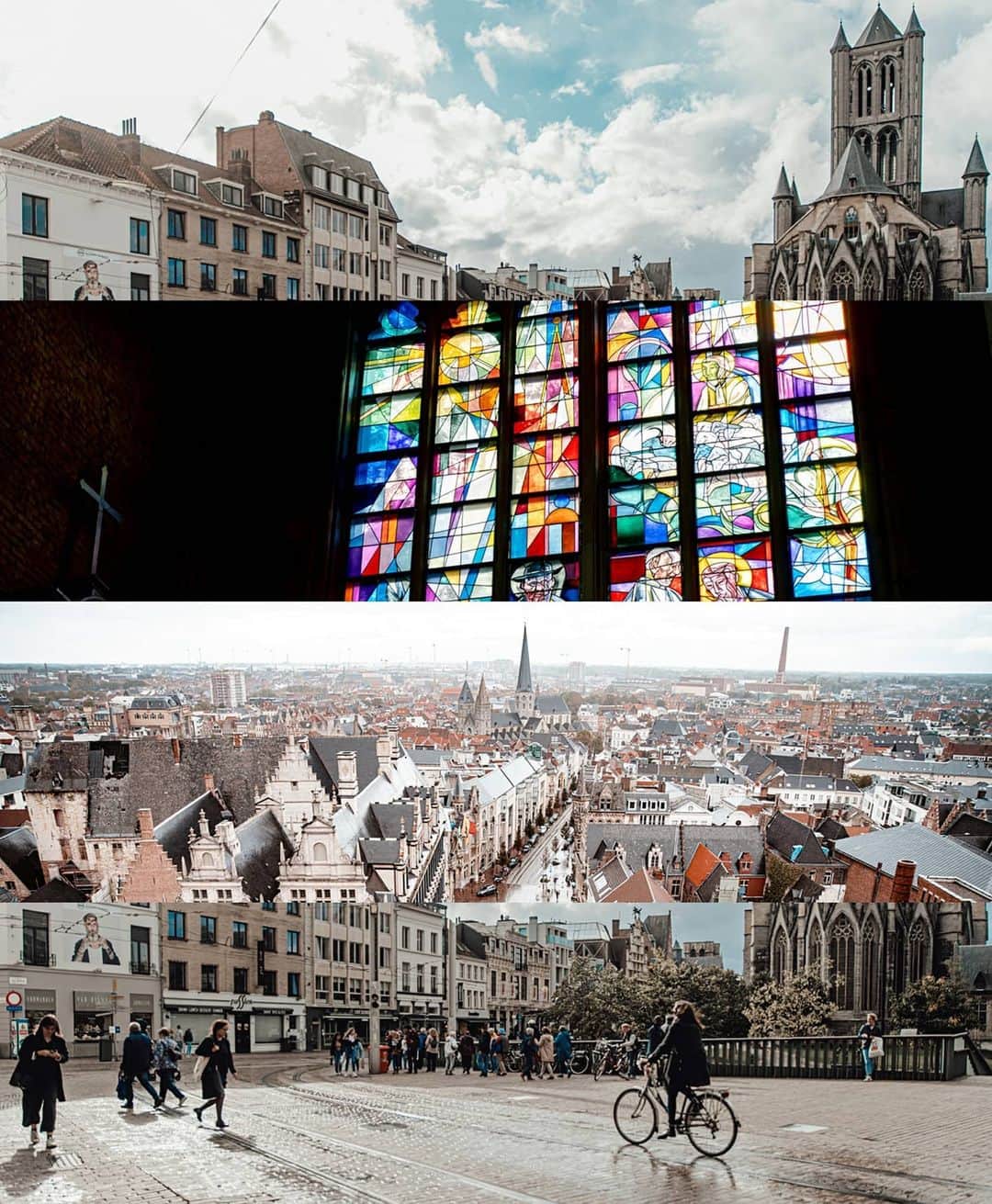 6151のインスタグラム：「僕らが旅に出る理由。｜Ghent, Belgium  旅メディア TABIPPO @tabippo【特集】「 #私たちは旅をやめられない 」コンテストに写真と言葉を寄稿しました。  ベルギー旅でみつけた光景と共に わたしと旅と写真について綴っています。  雨と濡れた街の景色、 ちょうどこんな肌寒い秋の旅だったなぁと 写真を眺めながら旅の光景を思い出してた。  また安心して渡航出来る日がくるまで 沢山の景色に想い馳せつつ 世界や大切なひとの無事を祈っています。  また笑って旅ができますように。  お時間ある方は温かい珈琲などを片手に ご覧ください☕  TABIPPO【フォトグラファー・6151】 僕らが旅に出る理由。 https://tabippo.net/contest2020-work-belgium/」