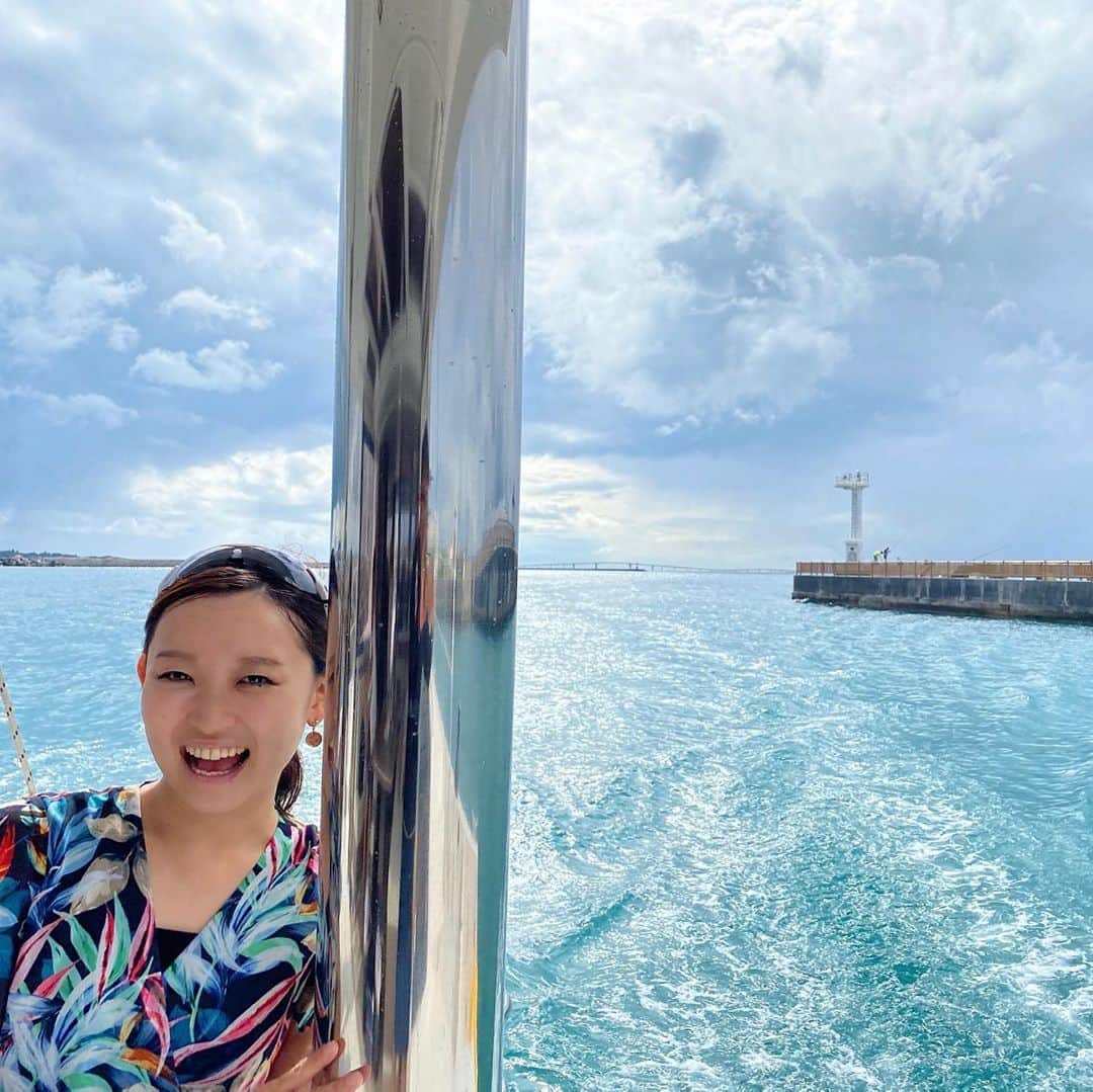 のインスタグラム：「#宮古島　#cruise  #船上のバイオリニスト」