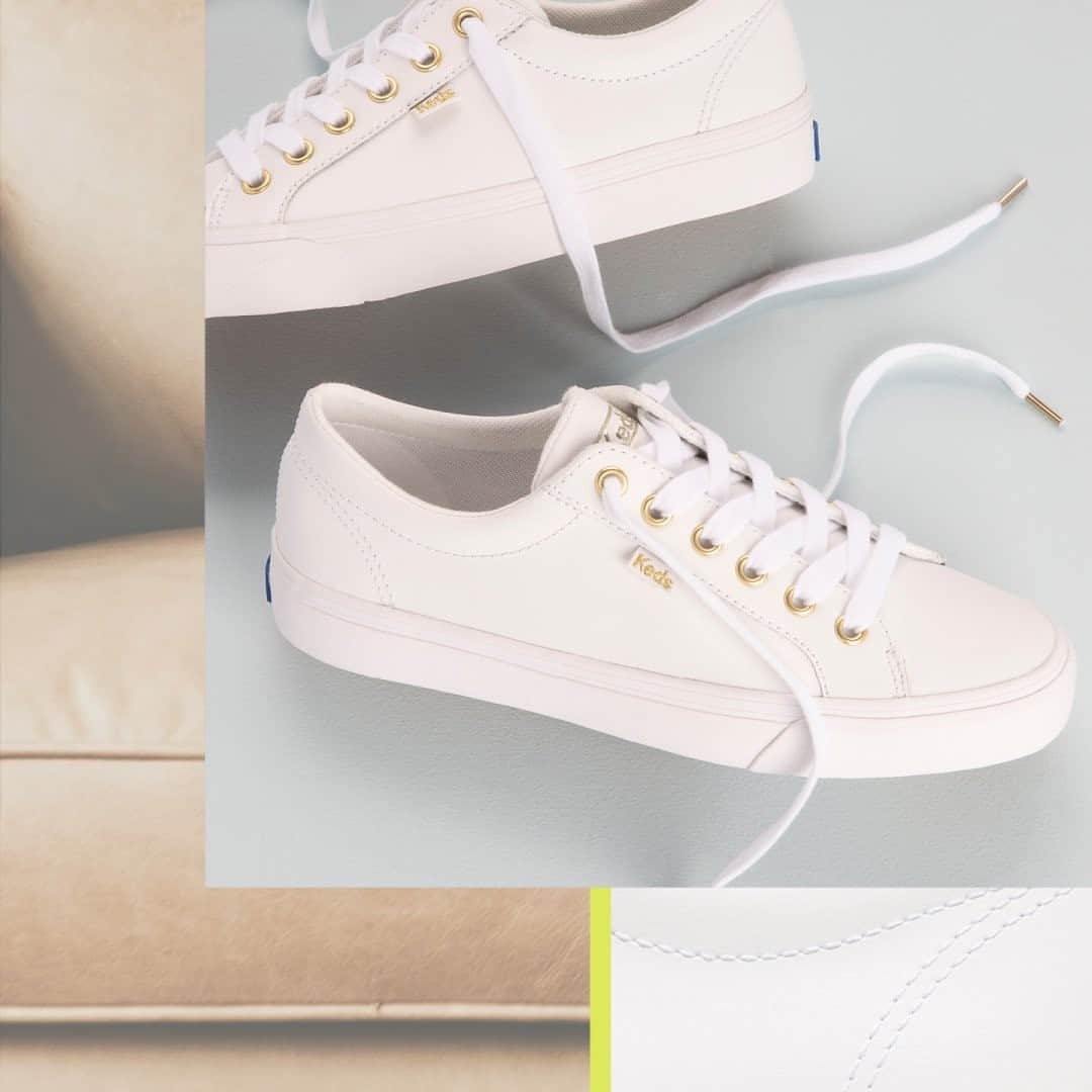 のインスタグラム：「What happens when you mix a menswear-inspired sneaker with upscale details? THIS. Meet the Jump Kick:  your answer to every “what to wear” moment, whether you’re on the go or on the couch.」