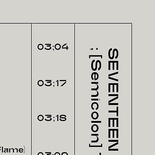 SEVENTEENさんのインスタグラム写真 - (SEVENTEENInstagram)「SEVENTEEN Special Album '; [Semicolon]' TRACK LIST  #SEVENTEEN #세븐틴 #Semicolon #세미콜론 #HOME_RUN #201019_6pm」10月12日 0時01分 - saythename_17