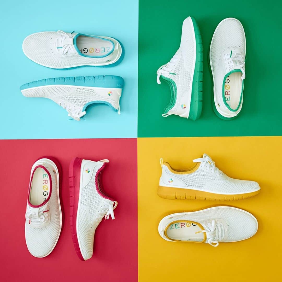 Cole Haanのインスタグラム：「Made for Slack, in Slack. There are still a few sizes left of our limited-edition collab—but don't wait too long.」