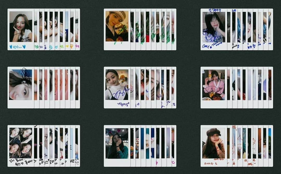 ダヒョンさんのインスタグラム写真 - (ダヒョンInstagram)「Album inclusions 🤍 mina with the purple highlights tho in the photocard」10月12日 0時19分 - dahyun.news