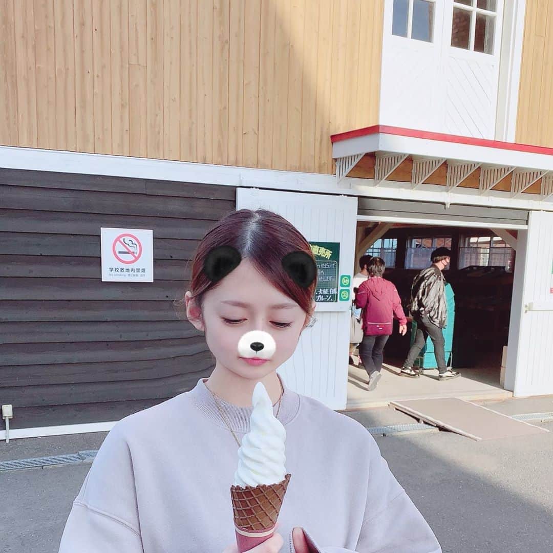 藤堂永蓮のインスタグラム：「‪🍦‬まで食べてもうた🐼 ここの‪🍦‬だけわ毎年行こうと決めたよ今日⭕ 優勝🏅✨  #北海道#すすきの#バルセロナ#キャバ嬢#ピアジェ#ピーアンドジェー#ニュークラブ#barcelona #新宿 #歌舞伎町 #六本木 #錦 #中洲 #北新地 #ミナミ #instagram#instagood #love #happy#fun#like4like #l4l #札幌」