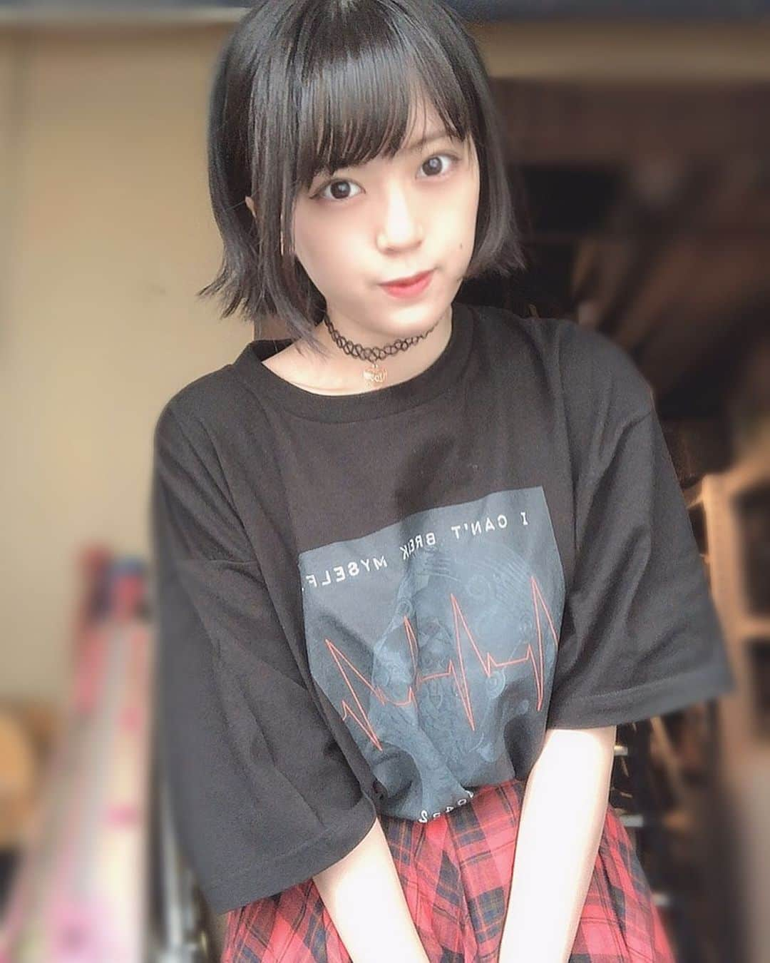 木下友里のインスタグラム：「ふえちゃん生誕祭にて。  生誕Tシャツコーデ」