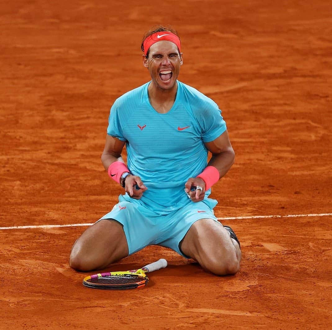 ダニエル・パレホのインスタグラム：「Impresionante una vez más don @rafaelnadal  El mejor deportista español de todos los tiempos.  ENHORABUENA RAFA!」
