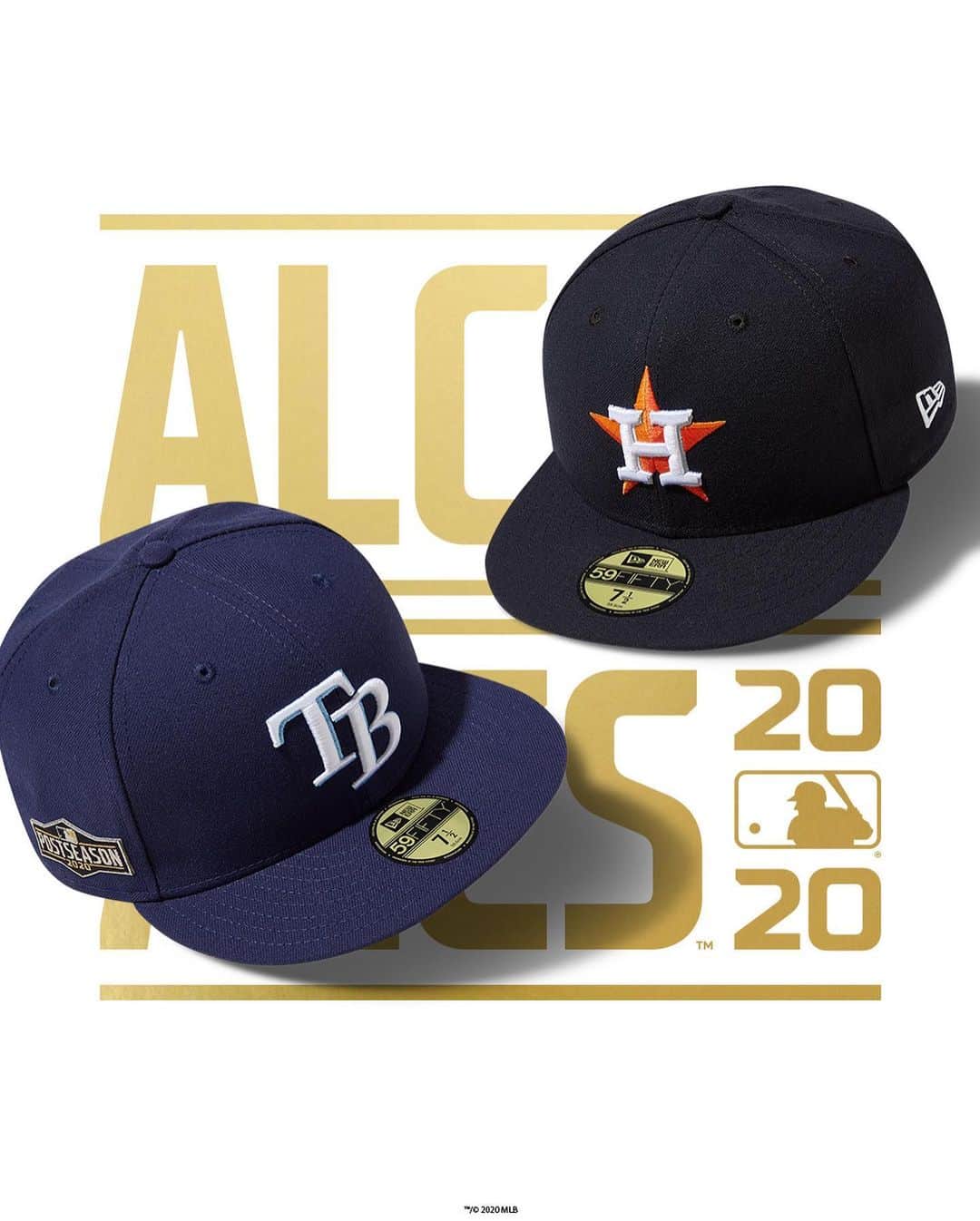 ニューエラ・キャップのインスタグラム：「The ALCS and NLCS are set! Grab the Official cap of MLB postseason now at neweracap.com. #WinandAdvance . Link in bio」