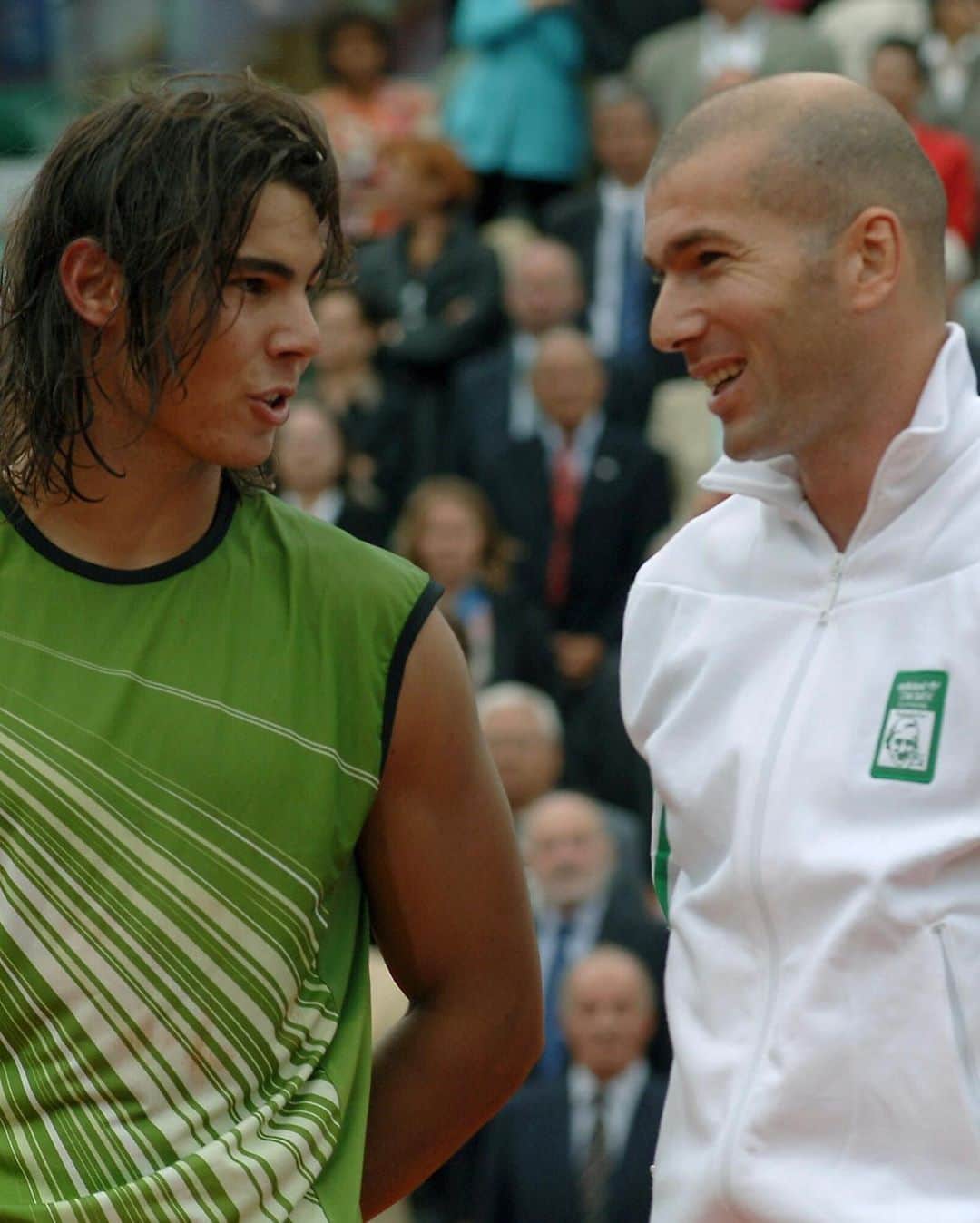 LFPさんのインスタグラム写真 - (LFPInstagram)「How it started ➡️ and the rest is HISTORY! 🏆  Así empezó todo. ¡El resto es HISTORIA! 🏆  #LaLiga #Zidane #Nadal #Football #Tennis #RolandGarros」10月12日 1時43分 - laliga