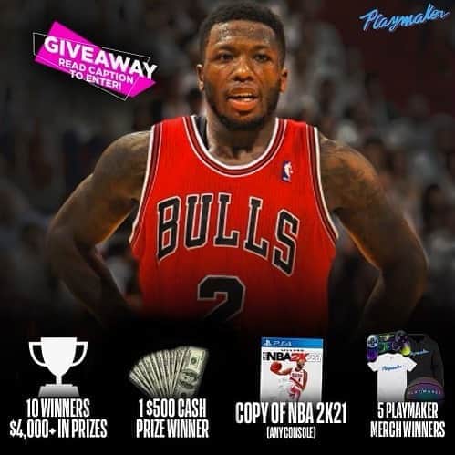 ネイト・ロビンソンのインスタグラム：「Teamed up with ​@playmaker​ to give away $3K+ in prizes to 10 winners! To enter: . 1. Go To ​@playmakergrowth . 2. Follow EVERYONE ​@playmakergrowth​ is following. (takes less than 30 seconds)  . 3. Come back here and comment “DONE” when you finish!  Winners will be picked randomly on @playmakergrowth on Sunday, October 11th!  This is not sponsored, endorsed or administered by, or associated with, Facebook & Instagram. The full Sweepstakes Official Rules and eligibility are available at the link in ​@playmaker’​s bio. #sweepstakes​ #​ad」