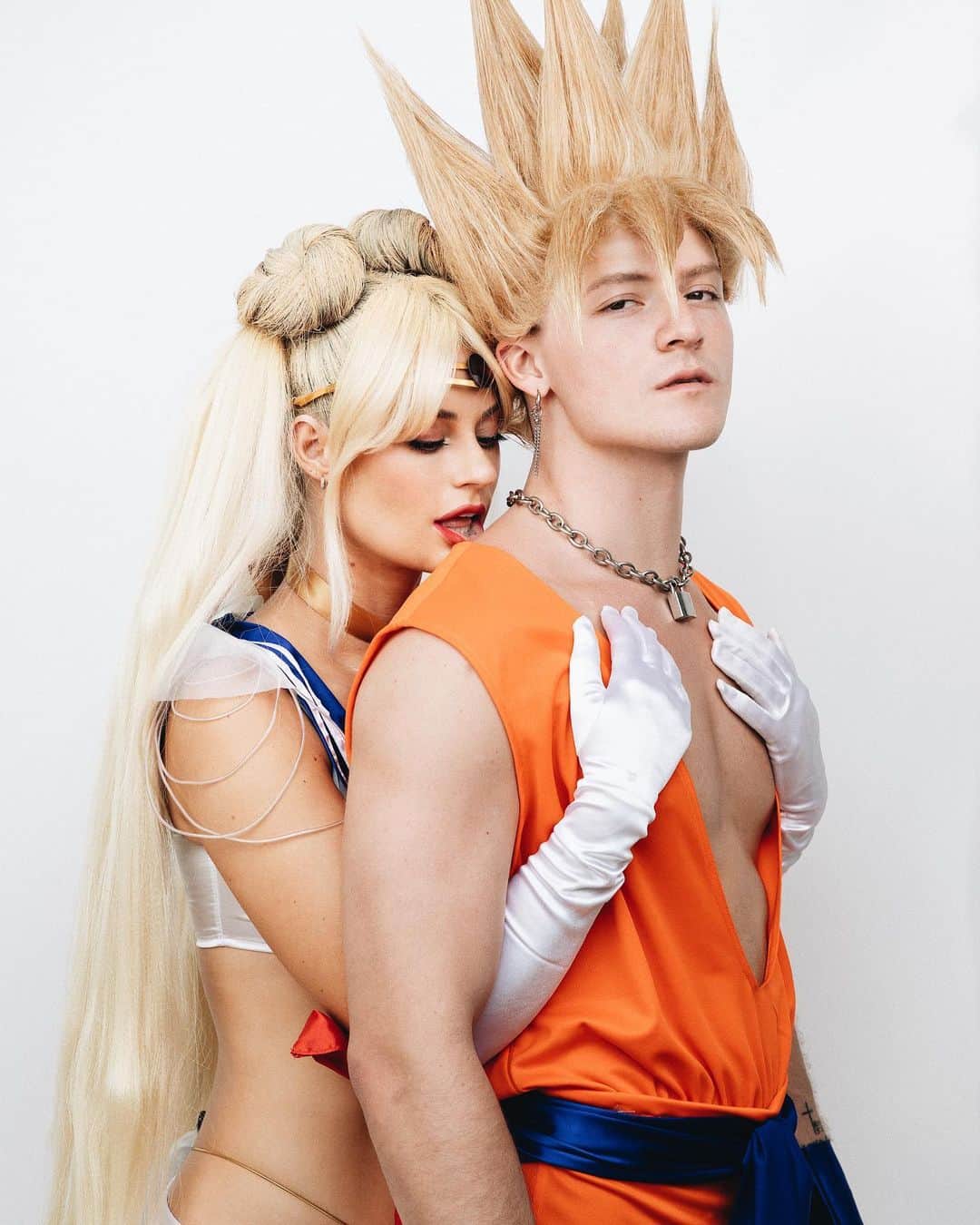 Hannah Stockingのインスタグラム：「Sailor Moon 🌙  x Goku 💥 (who should we be next?) 📸 @notalent」