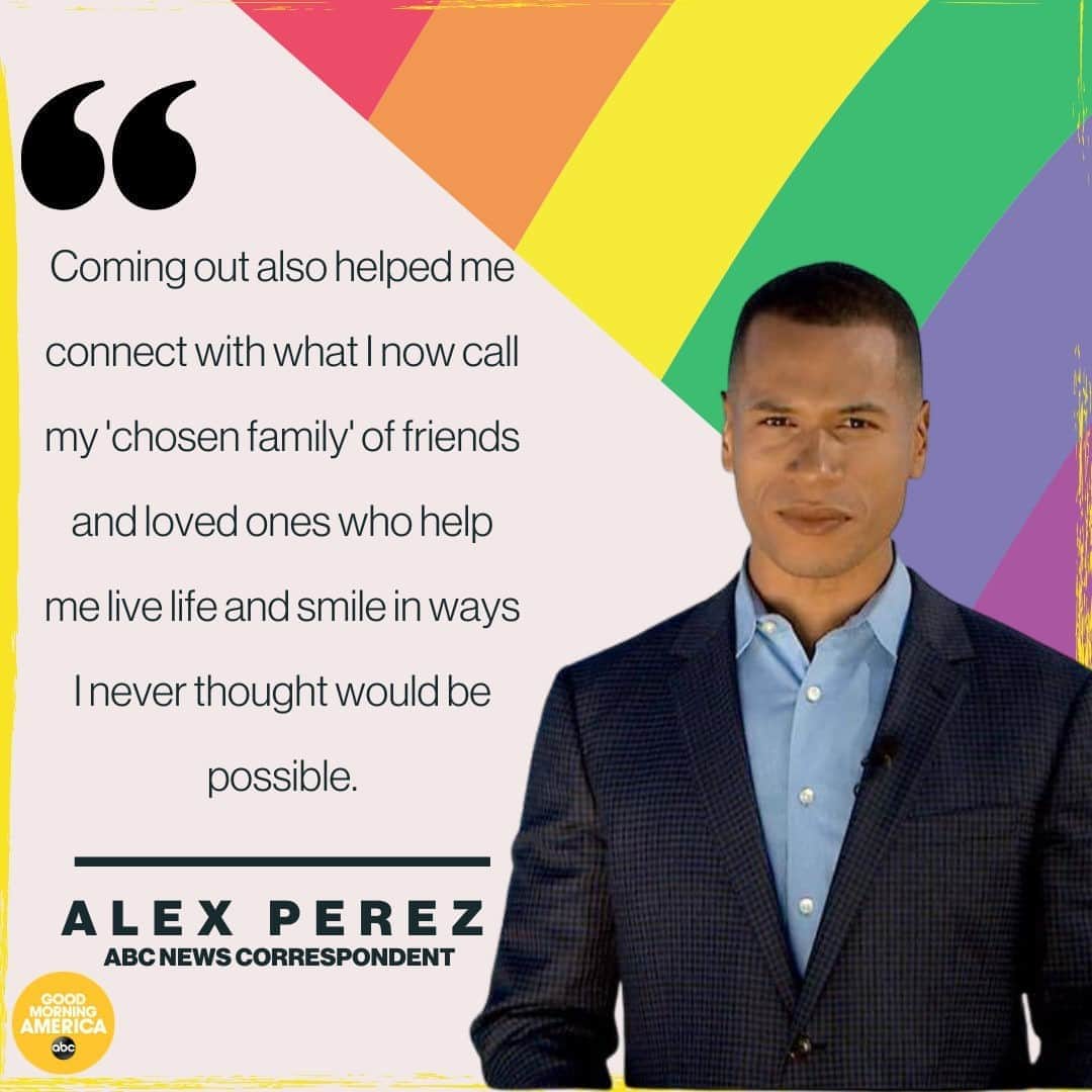 Good Morning Americaさんのインスタグラム写真 - (Good Morning AmericaInstagram)「#ComingOutDay: It "allowed me to find and marry the love of my life."   Link in bio for @ABCNews Correspondent @perezreports' story for #NationalComingOutDay.」10月12日 3時51分 - goodmorningamerica