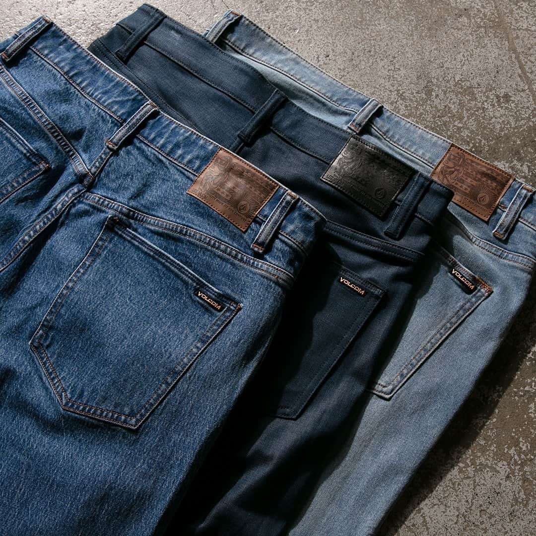 ボルコムのインスタグラム：「Dozens of different denim washes and fits! 👖  Find yours at 👉  vol.cm/denim 👈」