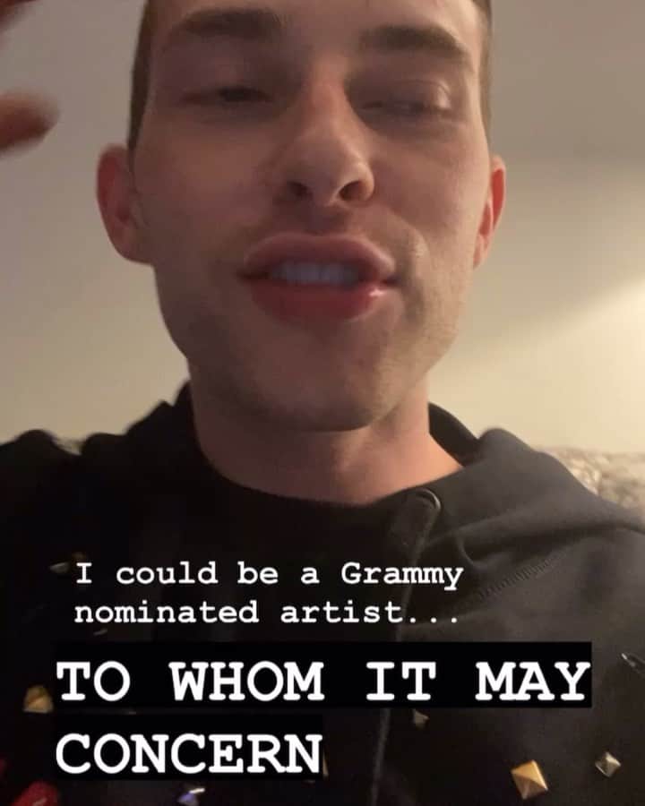 アダム・リッポンのインスタグラム：「AGAINST ALL ODDS!!! I have the potential to be voted FOR YOUR CONSIDERATION as a GRAMMY nominated artist. TO THE ACADEMY: this is in your hands! PLEASE VOTE FOR ME!! “Beautiful On The Outside” in the Spoken Word Category!!! @recordingacademy DONT IGNORE THIS #Grammy #GrammyNominated #LOL #BeautifulOnTheOutside」