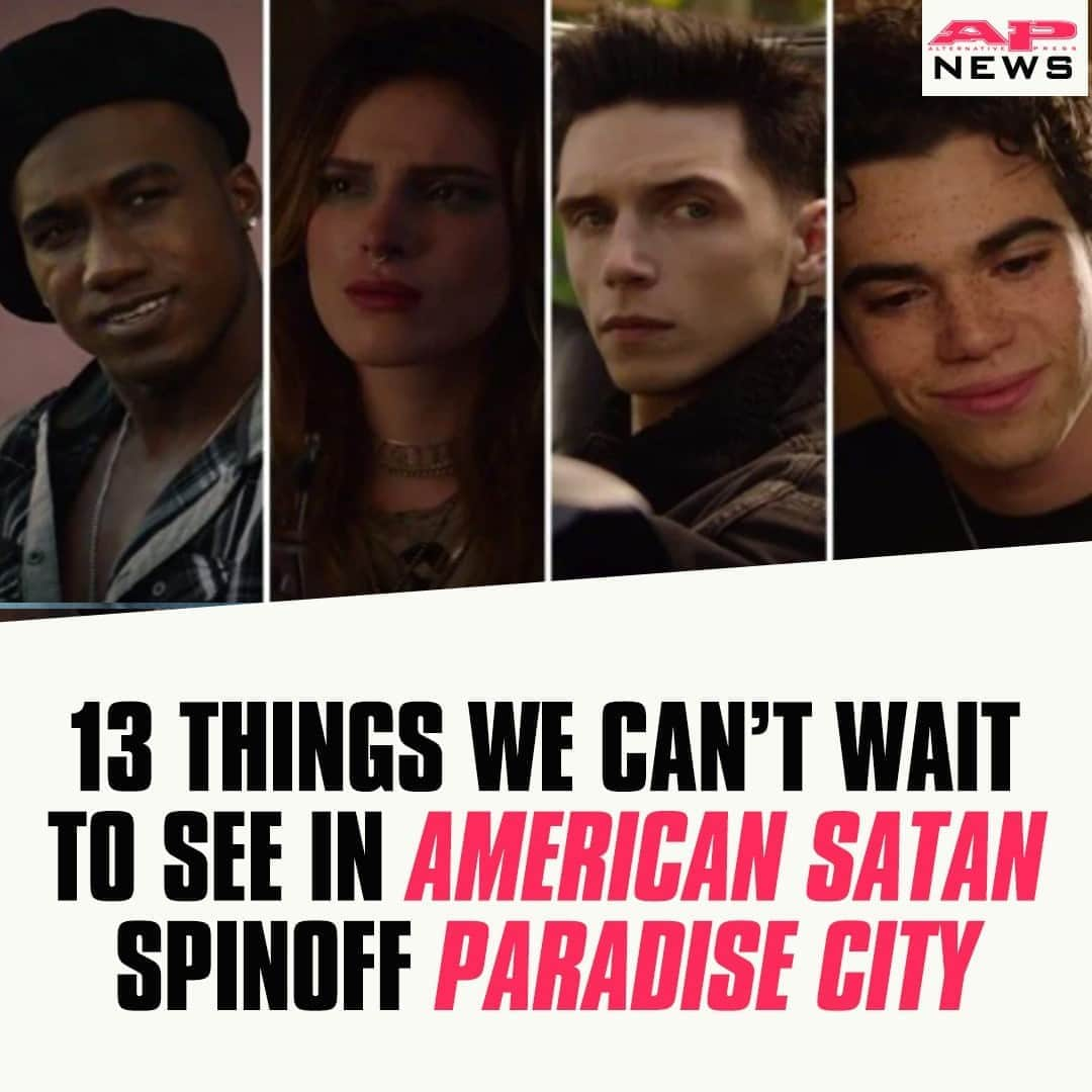 Alternative Pressさんのインスタグラム写真 - (Alternative PressInstagram)「As we anxiously await for the Relentless to return to our screens in @paradisecity, here’s everything we can’t wait to see from @andyblack, @benjaminpaulbruce, @bellathorne, ⁠ @thejulietsimms, @kellinquinn and more in the ‘American Satan’ spinoff⁠ LINK IN BIO⁠ .⁠ .⁠ .⁠ #paradisecity #americansatan #andyblack #benbruce #julietsimms #bellathorne #kellinquinn #altpress #alternativepress」10月12日 7時01分 - altpress