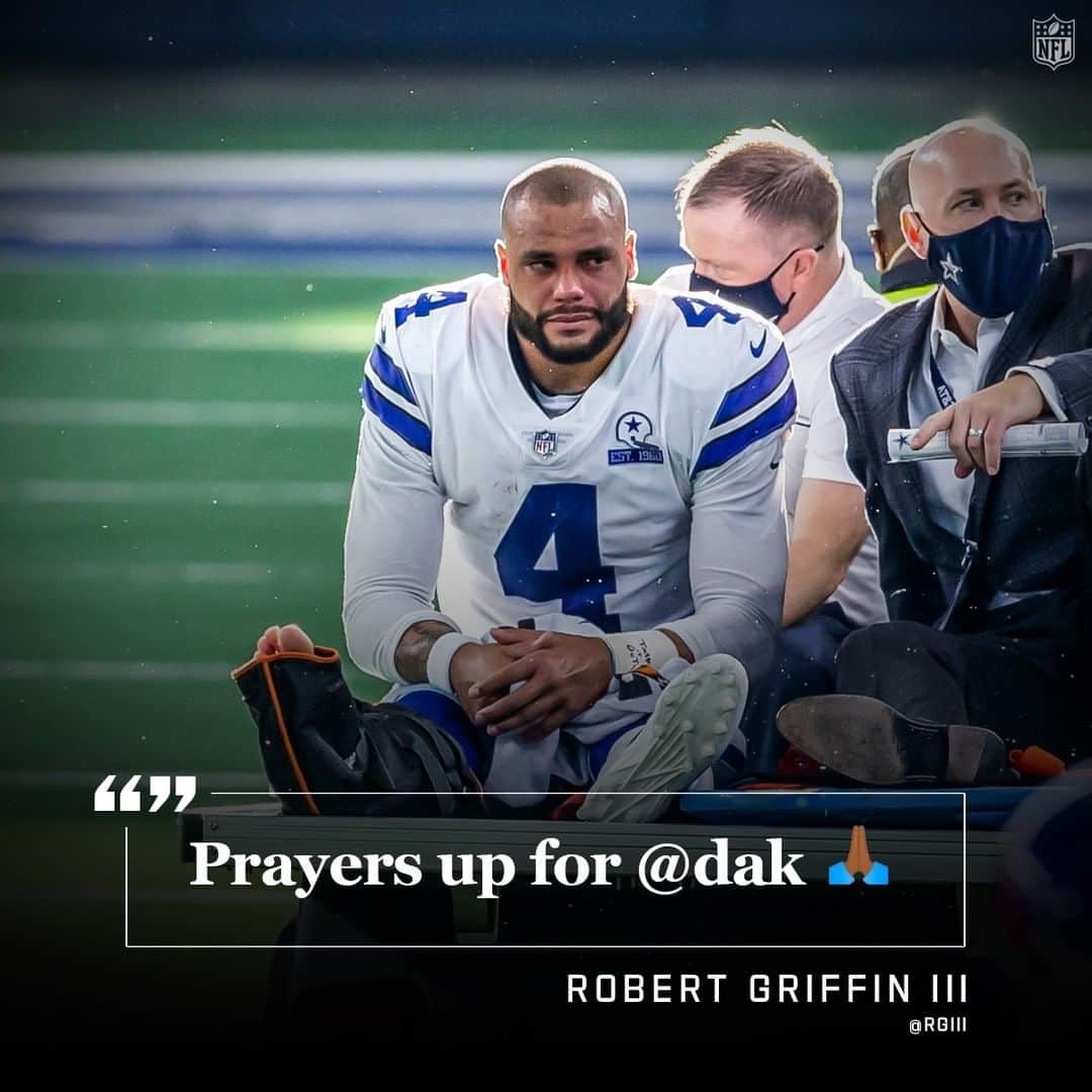 NFLさんのインスタグラム写真 - (NFLInstagram)「Players around the league show support for Dak Prescott.」10月12日 9時41分 - nfl