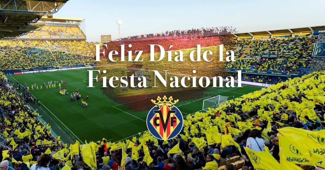 ビジャレアルCFさんのインスタグラム写真 - (ビジャレアルCFInstagram)「¡Os deseamos un feliz día de la Fiesta Nacional ❤️💛❤️, groguets! . #12deOctubre . We wish you a Happy National Day of Spain ❤️💛❤️, Yellows! #12deoctubre . #villarreal #futbol #football #soccer #laliga」10月12日 16時00分 - villarrealcf