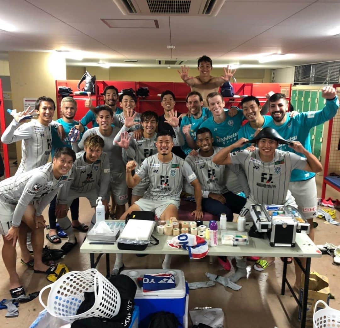 のインスタグラム：「. ＋3💪💪💪💪💪💪💪💪💪💪 . 次も勝つ‼️ .  #10月10日 #10連勝 #avispa #俺たちは勝つ #福満隆貴」