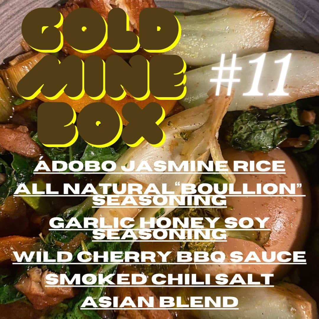 ケリスのインスタグラム：「This weeks Gold mine box is in honor of the new fall season and my back to health quest! It's packed full of flavor and nutrients. I will be sending a recipe for oxtail in this box because I've gotten so many requests. This box is all about soups and stews and braised delicious things.」