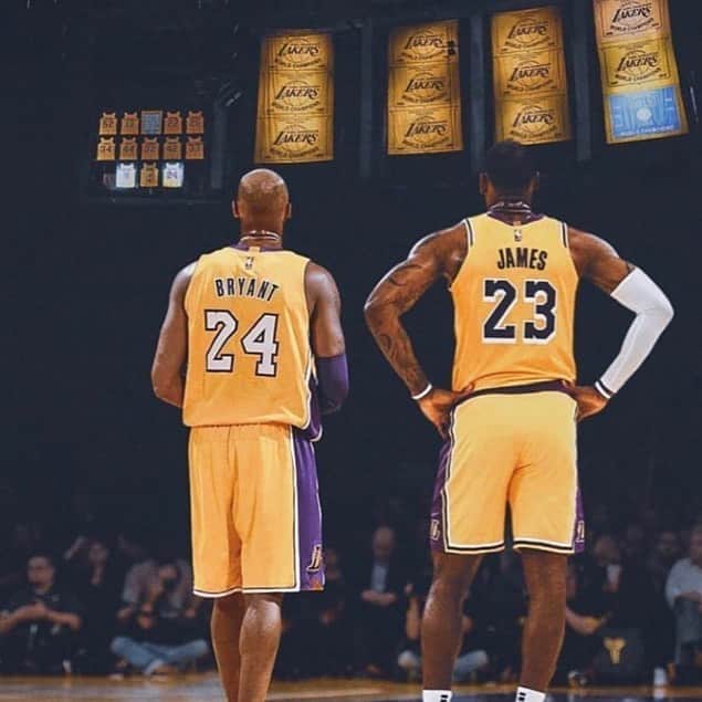 トニー・イエイヨーのインスタグラム：「Rip Kobe congratulations Lakers @kingjames the goat 🐐.」