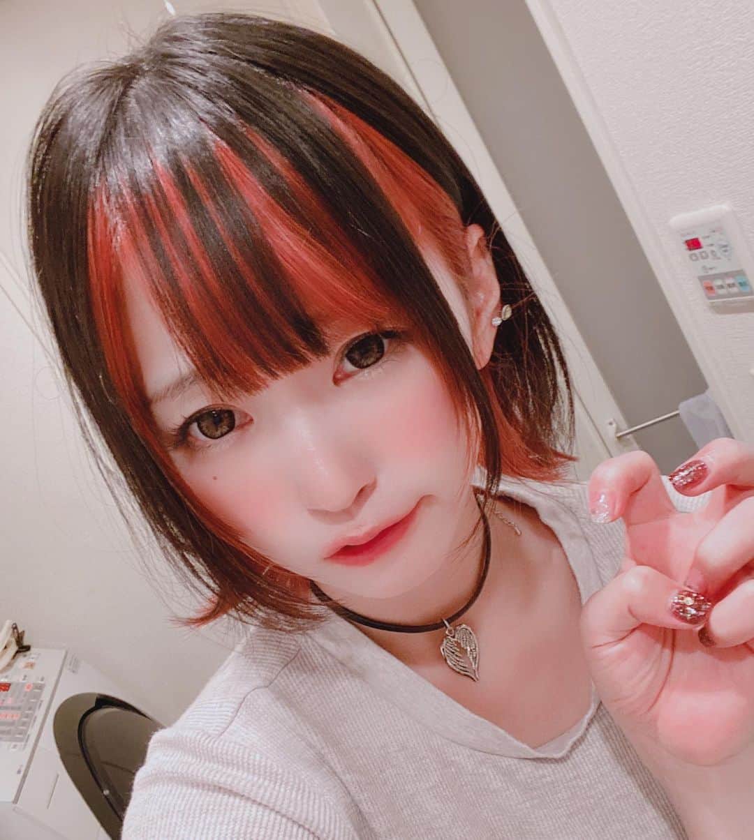 霧宮てんのインスタグラム：「hair cut&hair color🧡  love?」