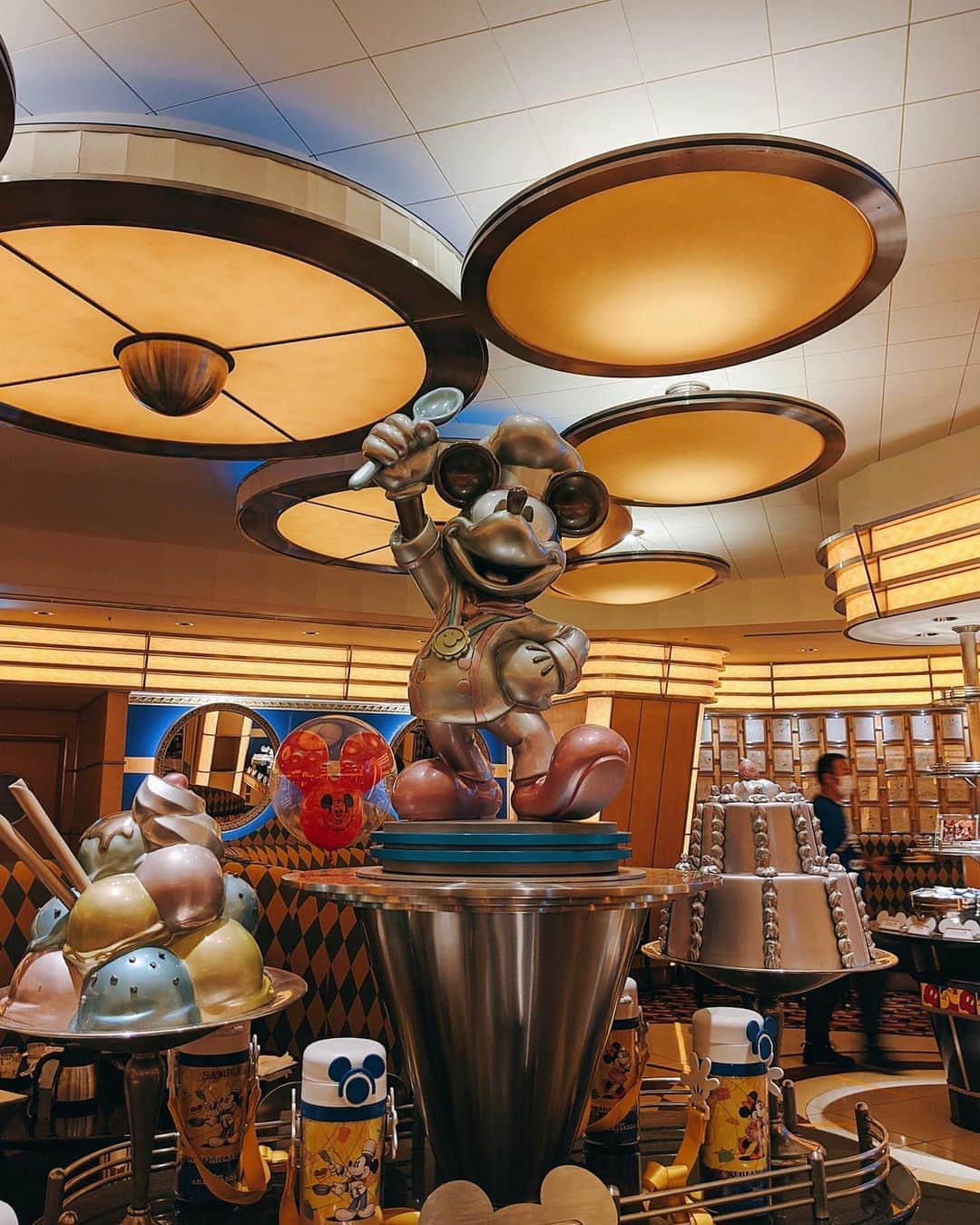 のインスタグラム：「. . CHEF MICKEY🐭❤️ #breakfast #chefmickey #ambassadorhotel #シェフミッキー #アンバサダーホテル」