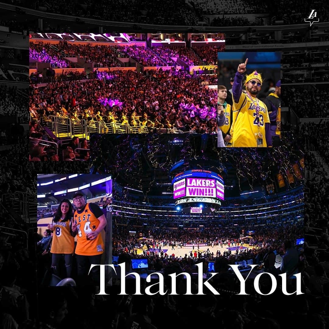 Los Angeles Lakersさんのインスタグラム写真 - (Los Angeles LakersInstagram)「To the best fans in the world: This championship belongs to you」10月12日 14時00分 - lakers