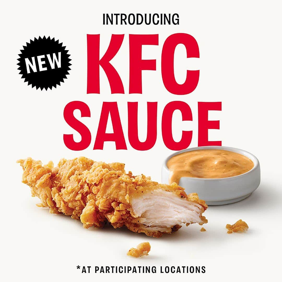 ケンタッキーフライドチキンさんのインスタグラム写真 - (ケンタッキーフライドチキンInstagram)「Introducing new KFC Sauce — it’s tangy and sweet with a lil bit of heat. Try the new signature sauce or your old favorites: Honey Mustard, Classic Ranch, and Honey BBQ. Order ahead, swing by any drive-thru, or get contactless delivery at KFC.com」10月12日 23時56分 - kfc