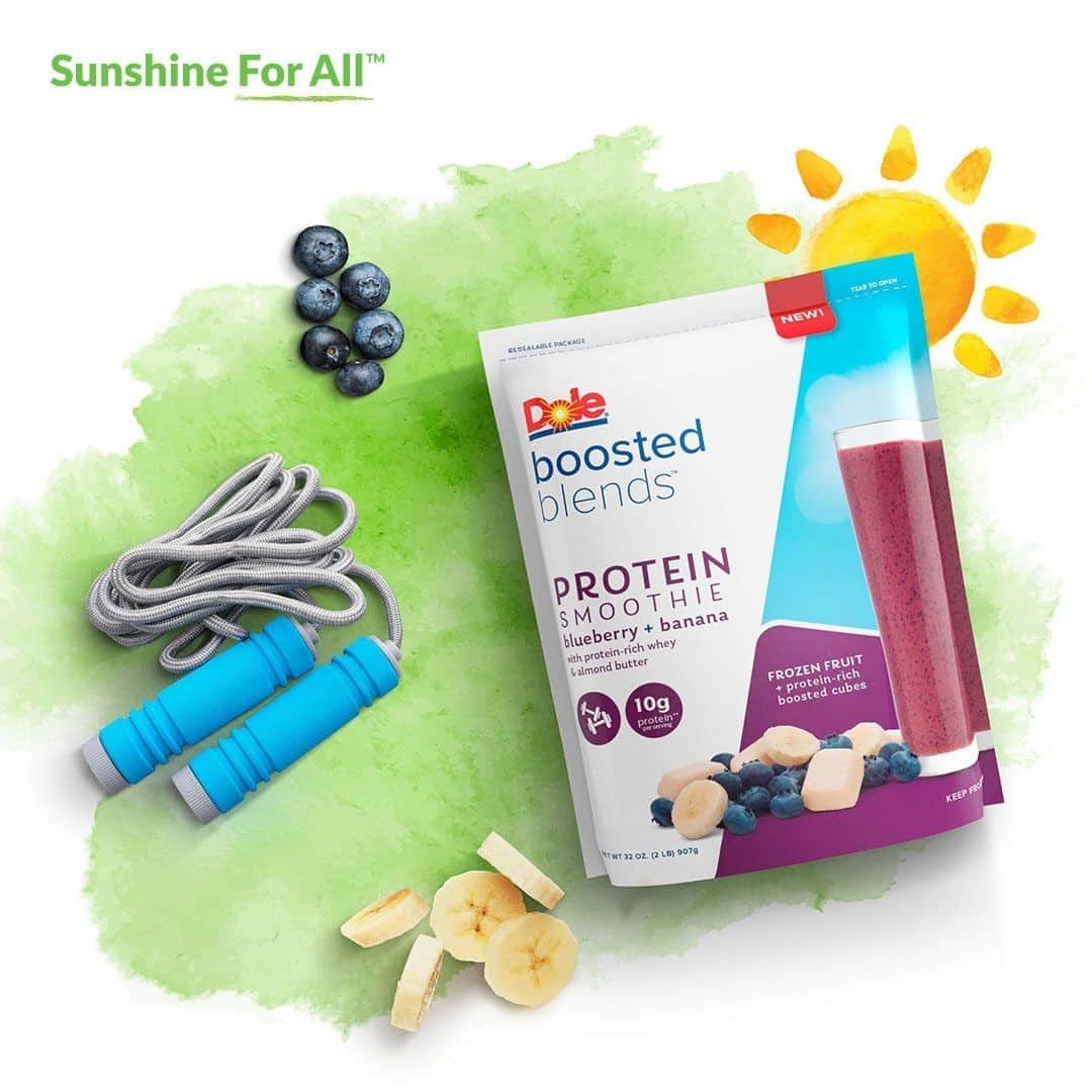 Dole Packaged Foods（ドール）のインスタグラム：「You don’t have to pretend you’re working out to enjoy our protein blend. Save time in the morning to do more in your day.」