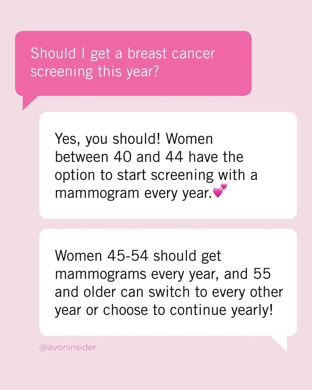 のインスタグラム：「A little advice from our friends at @americancancersociety 💭 #BreastCancerAwarenessMonth」