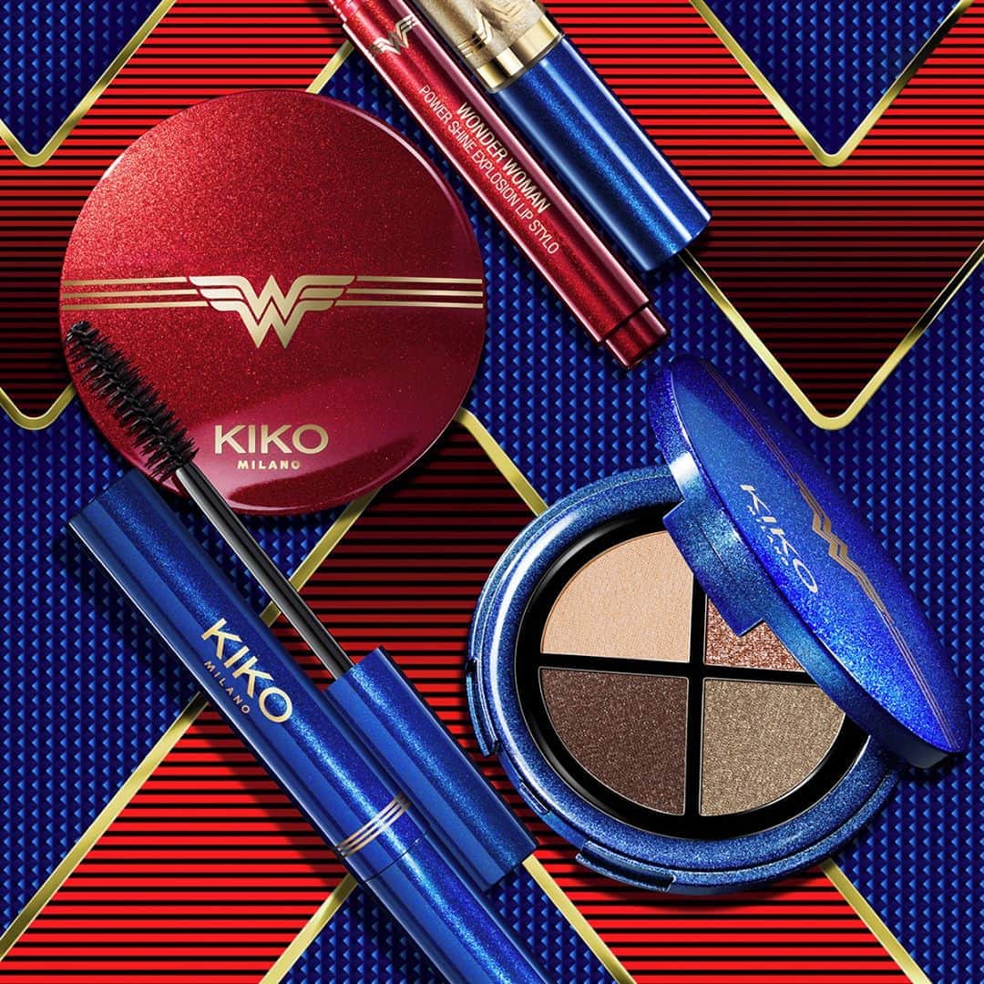 KIKO MILANOさんのインスタグラム写真 - (KIKO MILANOInstagram)「New #KIKOxWonderWoman: packed with new products to add to your arsenal of cosmetic artillery. Drop a 😍 if you can’t wait to get your hands on these!⁣ Wonder Woman Starlight Blush - Power Shine Explosion Lip Stylo - Metal Power Liquid Eyeshadow 02 - From Another Planet Lasting Palette 01 - Wonder Last Volume Mascara 16h⠀⁣ WONDER WOMAN and all related characters and elements © & ™ DC Comics. (s2020)」10月13日 1時02分 - kikomilano