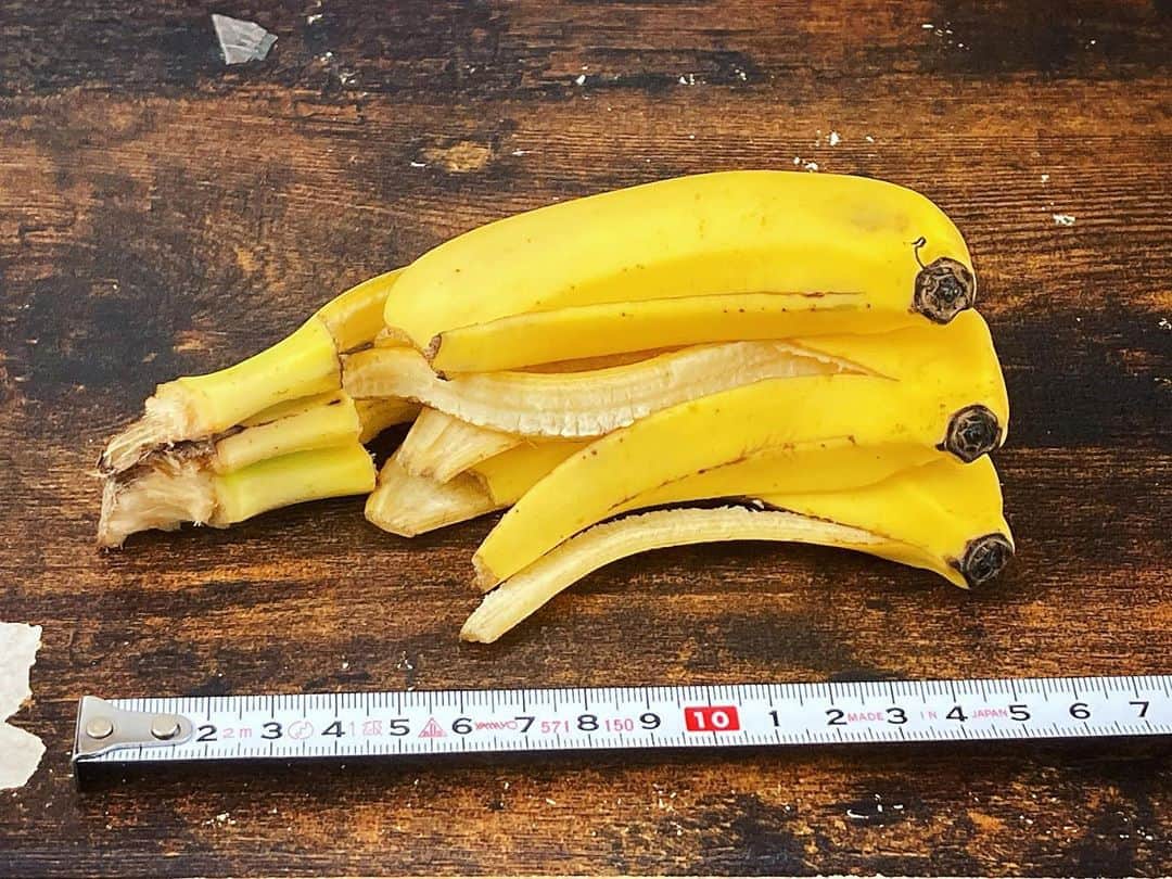 黒澤はるかさんのインスタグラム写真 - (黒澤はるかInstagram)「バナナも数値化される時代だと、先生に教えて頂きました。  #🍌 #バナナ #バナナ三兄弟 #仲良し三人組 #腑抜け三人組」10月12日 16時09分 - haruka_offi