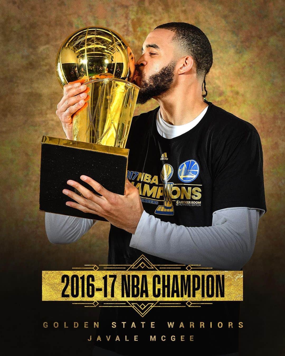 NBAさんのインスタグラム写真 - (NBAInstagram)「🏆🏆🏆 3x NBA Champion and 1x Champ with the @lakers... @javalemcgee!」10月12日 16時19分 - nba