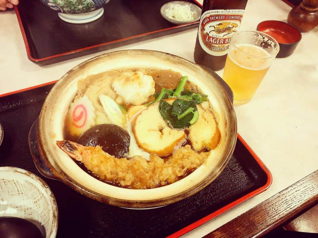 小林唯さんのインスタグラム写真 - (小林唯Instagram)「あだちや/鍋焼きうどん上  冬は温かいものが美味しくなるから、だからいいんだね。しかし、鍋焼きうどんの上にした時って、並でもよかったなっていつも思うね。  #あだちや #鍋焼きうどん」10月12日 17時17分 - yui3651