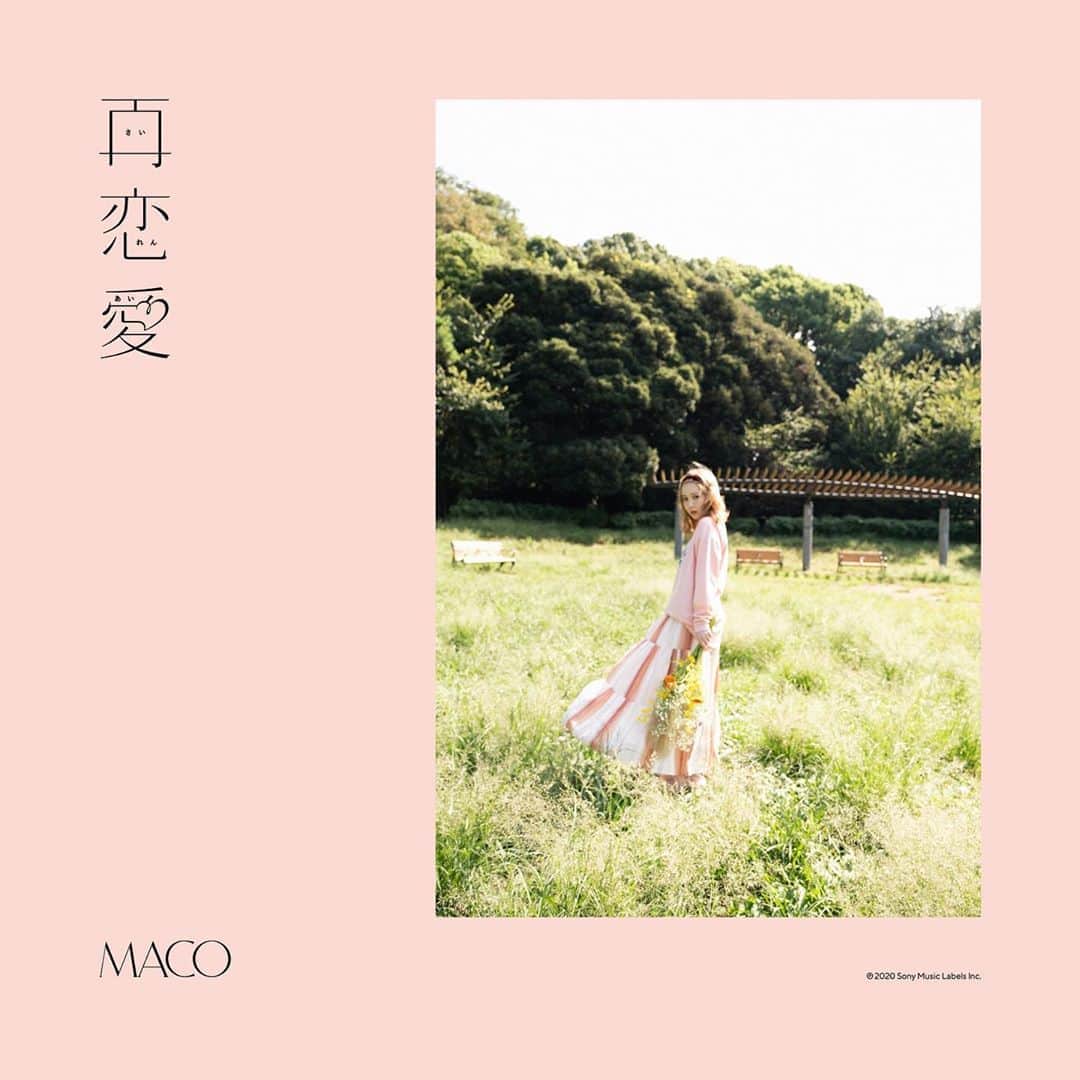 MACOのインスタグラム：「4ヶ月連続リリース第二弾 MACO 新曲『 再恋愛 』 10/23 (金) 配信リリース  #再恋愛  #MACO #4ヶ月連続リリース配信」