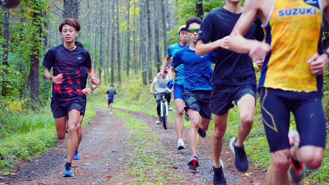 神野大地さんのインスタグラム写真 - (神野大地Instagram)「林道Long Run！🏃‍♂️🏃‍♂️ #マラソン練習 #富士見合宿 #running」10月12日 19時42分 - daichi_0913