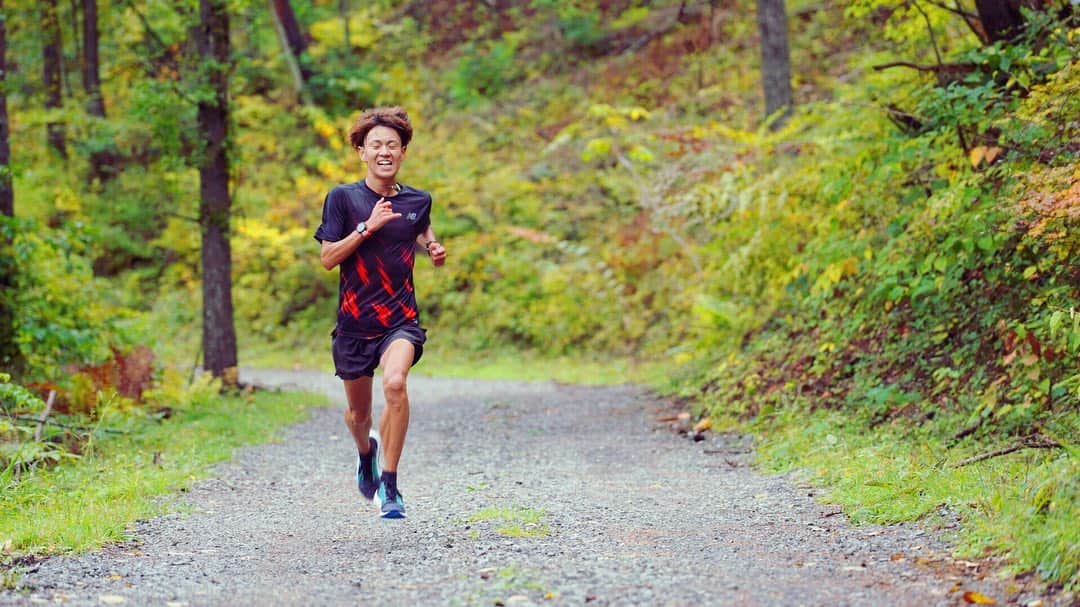 のインスタグラム：「林道Long Run！🏃‍♂️🏃‍♂️ #マラソン練習 #富士見合宿 #running」