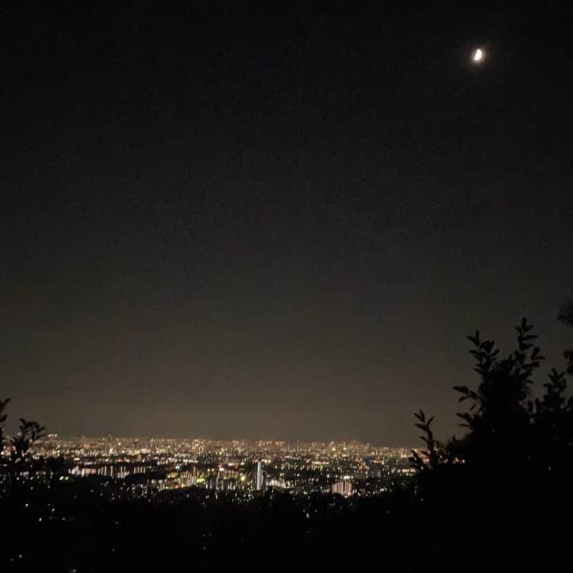 野島樺乃のインスタグラム：「夜景 . . . #夜景 #夜景撮影 #空 #夜空」