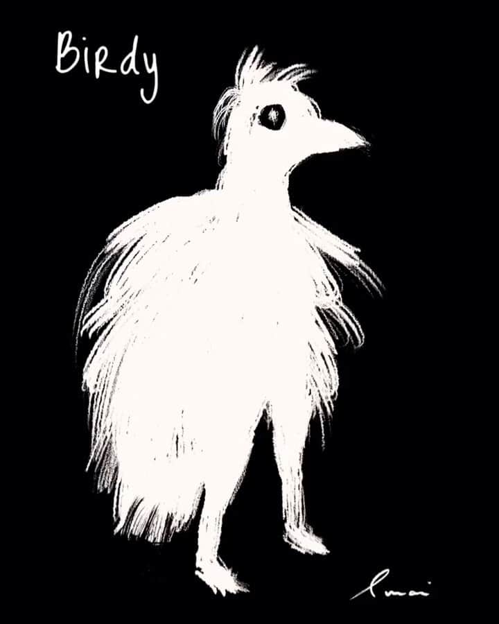 イマイアキノブのインスタグラム：「🥀エコバッグやめて トートバッグをつくることにしました  新作『BIRDY』 Tシャツ & トートバッグ  近日発売予定  IMAIAKINOBU OFFICIAL SITE (通販) https://imaiakinobu.base.ec/ 及びライブ会場にて  #イマイアキノブ  #imaiakinobu」