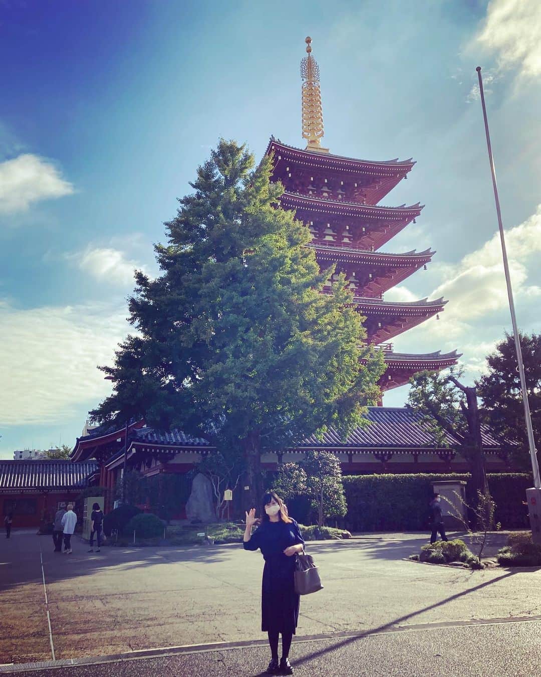 櫛引彩香のインスタグラム：「自然にオバショット」
