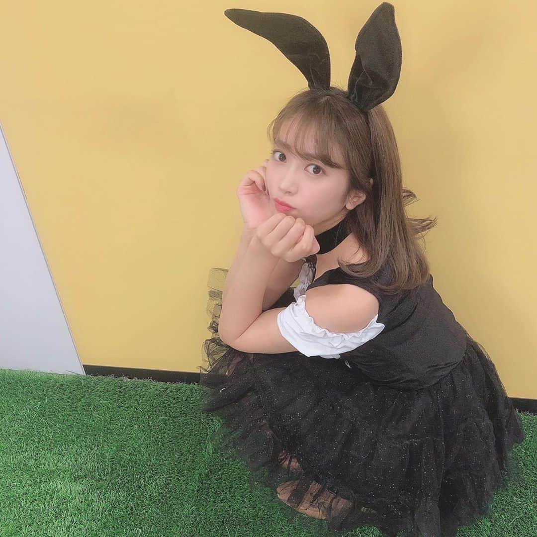 のインスタグラム：「. 🐰🤎🤎 . . #halloween #バニーちゃん #うさぎどん」