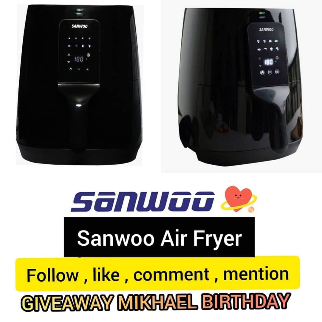 デビー・スサントのインスタグラム：「GIVEAWAY ALERT !!!  Nah giveaway mikhael kali ini adalah 1 Air Fryer dari @sanwoo.home  untuk  1 orang pemenang ❤ Giveaway berlaku dari tanggal 12 - 18 oktober dan pemenang akan di umumkan tanggal 19 oktober melalui IG @sanwoo.home dan @debbysusanto   Cara nya gampang banget  》Follow @debbysusanto & @sanwoo.home  》Like & Comment lalu Repost di story kamu 》 Tag 3 teman kamu  ☆ Pemenang akan di pilih oleh team @sanwoo.home  ☆ Ongkir di tanggung pemenang  💖 Gud Luck 💖」