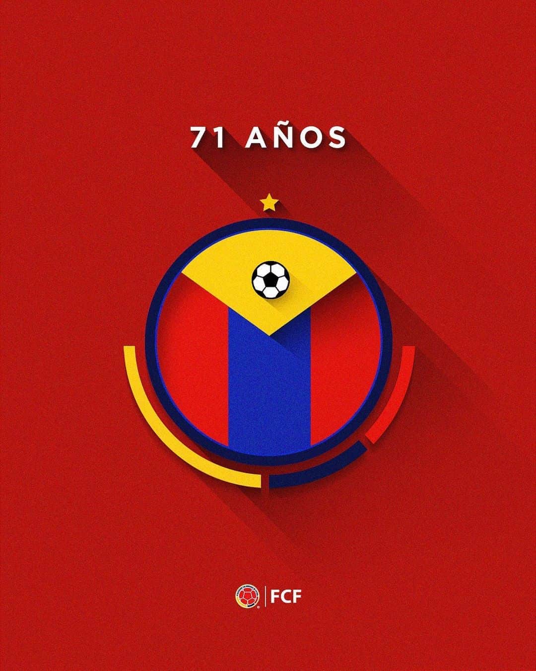 サッカー コロンビア代表チームのインスタグラム：「Felices 7⃣1⃣ @deportivopastooficial 👏🏼  El equipo volcánico 🌋 está celebrando un año más de fundación y queremos extenderle nuestras felicitaciones🤗.  Que sean muchos más 🙌」