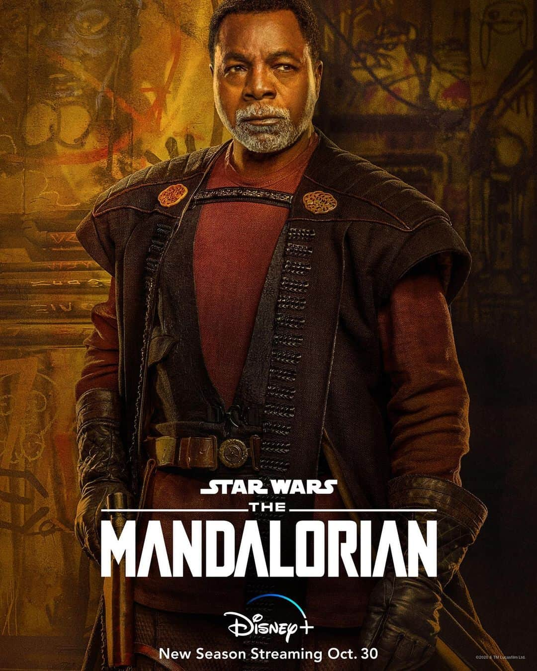 スター・ウォーズさんのインスタグラム写真 - (スター・ウォーズInstagram)「The Mandalorian. Cara Dune. Greef Karga. The Child. Check out the new character art for #TheMandalorian and start streaming the new season Oct. 30 on #DisneyPlus.」10月12日 23時01分 - starwars